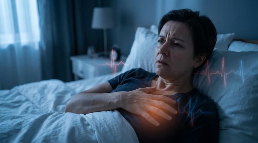 Serce „wyskakuje” w nocy: atak paniki czy prawdziwa arytmia?